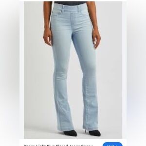 NWOT Spanx Flare Leg Jeans Retro Light Wash size xs